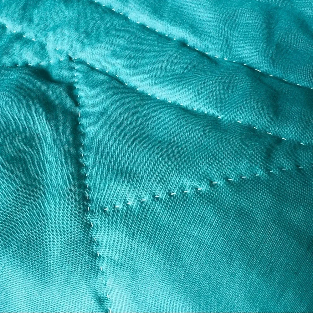 Handmade Ocean Fish Quilt 48” x 60” – Coastal Nautical Beach House Throw